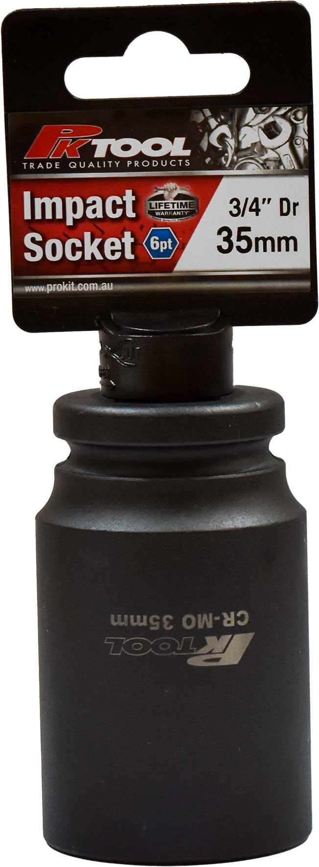 35mm Impact Socket 3/4" Dr - PKTool