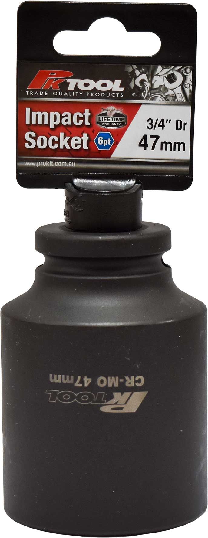 47mm Impact Socket 3/4" Dr - PKTool