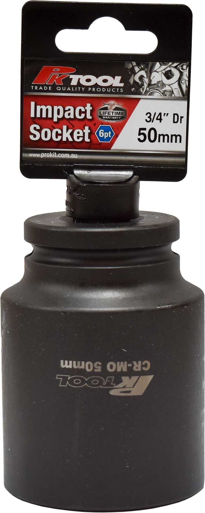 50mm Impact Socket 3/4" Dr - PKTool