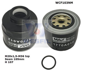 Diesel Fuel Filter Z679 Fits Mitsubishi WCF103NM - Wesfil