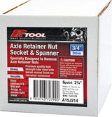 2-1/4" 6 Point Axle Retainer Nut Socket & Spanner - PKTools