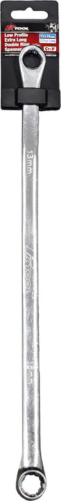 13 & 15mm Low Profile Extra Long Double Ring Spanners - PKTool