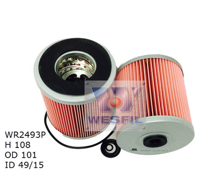 Diesel Fuel Filter R2493P Hino WR2493P - Cooper