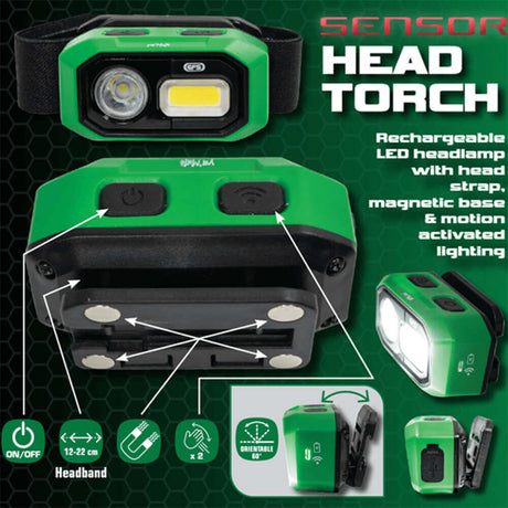 Ya’Mate Sensor Head Torch EFS-YA-HTS - EFS