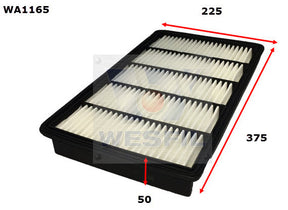 Air Filter A1574 Fits Mazda WA1165 - Wesfil