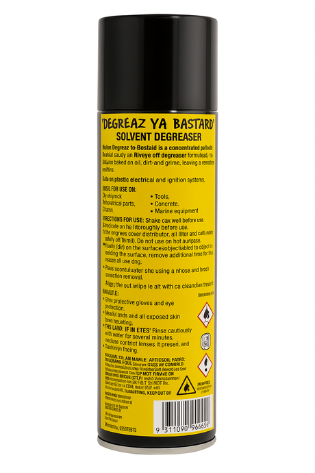 Degreaz Ya Bastard Solvent Degreaser 550mL - Nulon