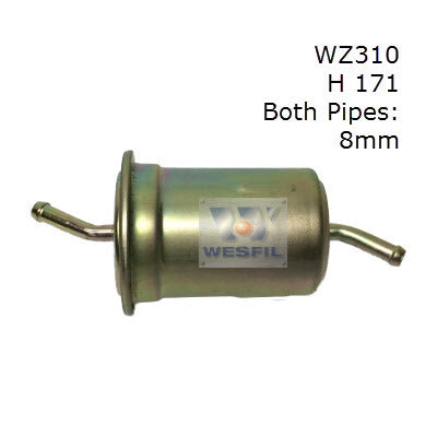 EFI Fuel Filter Z310 Fits Ford/Mazda WZ310 - Wesfil | Universal Auto Spares