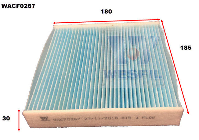 Cabin Filter RCA371P Fits Suzuki WACF0267 - Wesfil | Universal Auto Spares