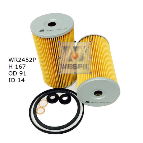 Diesel Fuel Filter R2452P Nissan WR2452P - Cooper