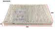 Cabin Filter RCA139C Fits Audi/VW WACF0039 - Wesfil