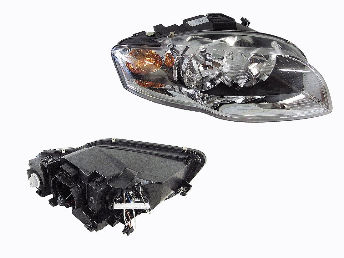 Headlight (Halogen H7/H7, RHS) Audi A4 B7 2005 - 2007 ADA4 - HEL - 17R - Sterling Parts - Headlight Assemblies - Sterling Parts