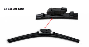 'Ultimate' Beam Blade (500mm) Exact Fit EFEU-20-500 - Exelwipe