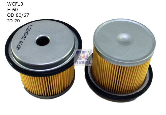 Diesel Fuel Filter Fits Peugeot/Citroen WCF10 - Wesfil | Universal Auto Spares