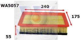 Air Filter Fits BMW WA5057 - Wesfil