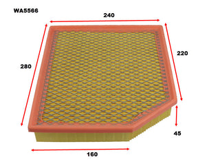 Air Filter Fits Jeep WA5566 - Wesfil