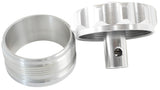 2" Aluminium Weld Bung And Cap Raw With Roll Over Valve AF460-32-RV - Aeroflow