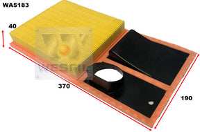 Air Filter A1728 Fits VW WA5183 - Wesfil