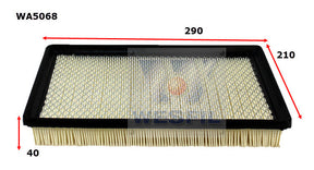 Air Filter A1735 Fits Chrysler WA5068 - Wesfil