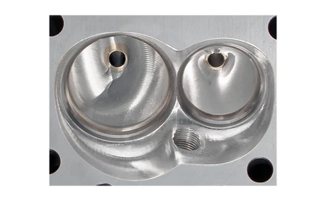 SBC Race Ready Cylinder Heads Cmpl 220CC/65CC Std EXH Angle Plug AFR1065 - Air Flow Research