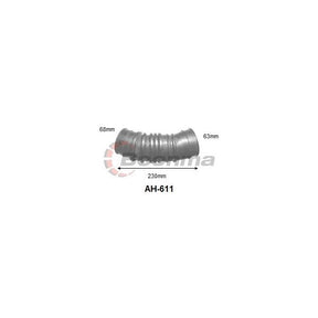 Air Hose fits Toyota Surf KZN185/Prado KZJ95 – AH-611 – Boonma | Universal Auto Spares