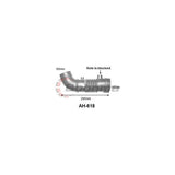 Air Hose fits Mazda 323 BA/Ford Laser KJ 1.8L 97-98 – AH-618 – Boonma | Universal Auto Spares
