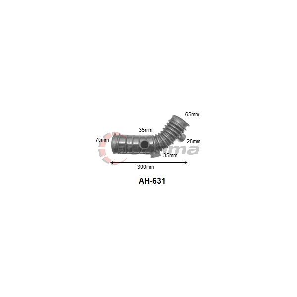 Air Hose fits Toyota Camry ACV36R 2.4L 02-06 – AH-631 – Boonma | Universal Auto Spares