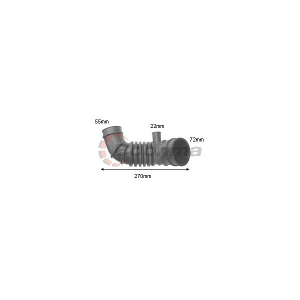 Air Hose fits Mitsubishi Triton 3.2TD KB8 06-09 – AH-643 – Boonma | Universal Auto Spares