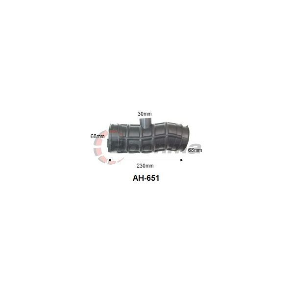 Air Hose fits Toyota Hiace KDH200/TRH201 2.5L – AH-651 – Boonma | Universal Auto Spares
