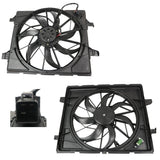 Radiator Fan (3 Pin, Square Plug, 266W) Jeep Grand Cherokee WK 2005 - 2010 AMCK - FNR - 14F - Sterling Parts - Electric Cooling Fans - Sterling Parts