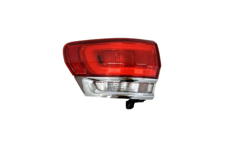Outer Tail Light (LHS, Bright Red Lens, Chromed Mould) Jeep Grand Cherokee WK 2013 - 2021 AMCK-TAL-28L - Sterling Parts
