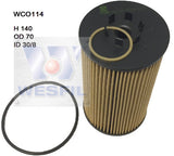 Oil Filter R2790P Fits Audi/VW WCO114 - Wesfil