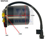 Diesel Fuel Filter Mercedes WCF330 - Cooper