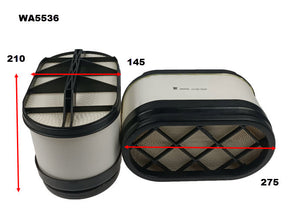 Air Filter Fits Hino WA5536 - Wesfil