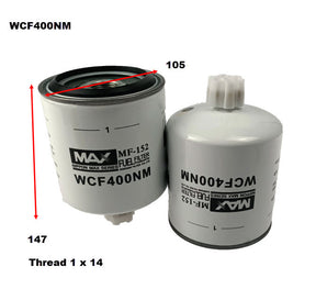 Diesel Fuel Filter Z1012 WCF400NM - Wesfil