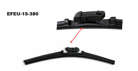 Ultimate Beam Blade (380mm) Exact Fit EFEU-15-380 - Exelwipe