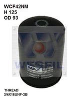 Diesel Fuel Filter Z784 Fits Isuzu WCF42NM - Wesfil | Universal Auto Spares