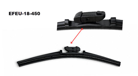 'Ultimate' Beam Blade (450mm) Exact Fit EFEU-18-450 - Exelwipe