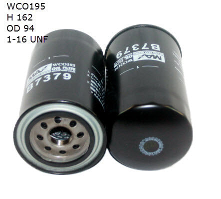 Oil Filter Z1112 Fits Ford WCO195NM - Wesfil