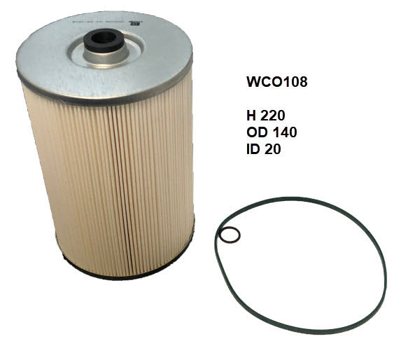 Oil Filter R2760P Fits Hino WCO108 - Wesfil
