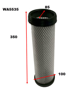 Air Filter HDA6080 Inner Filter Fits Hino WA5535 - Wesfil