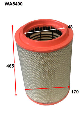 Air Filter HDA6007 Fits Iveco WA5490 - Wesfil