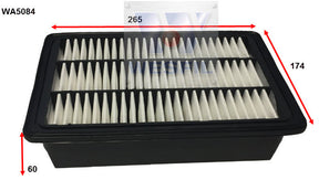 Air Filter A1543 Fits Hyundai WA5084 - Wesfil