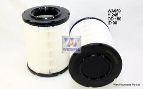Air Filter A1387 Fits Mitsubishi WA959 - Wesfil