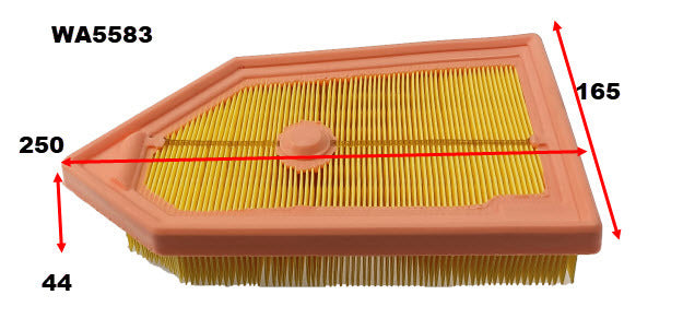 Air Filter A2057 Fits Ford WA5583 - Wesfil