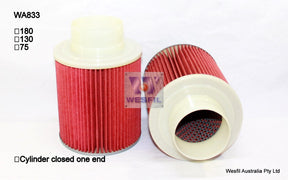 Air Filter A1246 Fits Honda WA833 - Wesfil