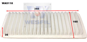 Air Filter A1764 Fits Toyota/Lexus WA5118 - Wesfil