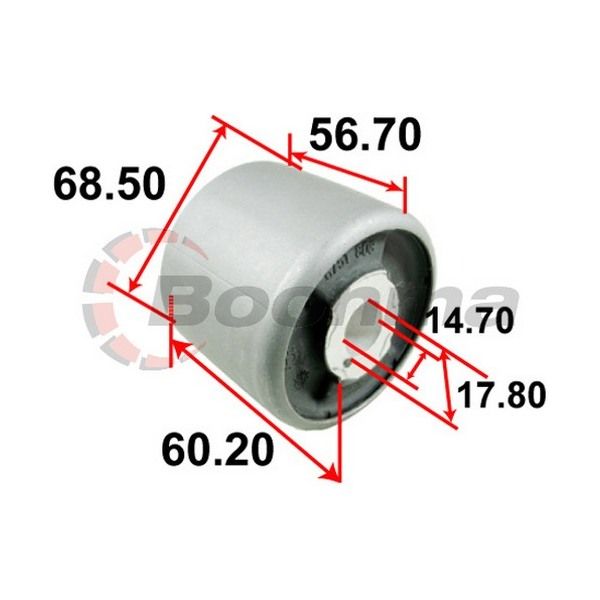 Rear Diff Mount Bush fits BMW 3 E46/X1-3/Z4 – BB-7138H – Boonma | Universal Auto Spares