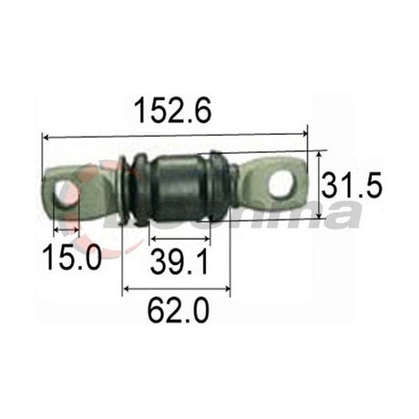 Front Control Arm Bush fits Toyota Camry ACV/MCV36 – BB-7151 – Boonma | Universal Auto Spares