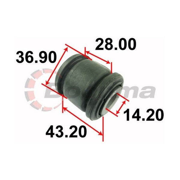 Trailing Arm Bush Rear fits Toyota Aurion GSV40/50/Camry ACV40 – BB-7154 – Boonma | Universal Auto Spares