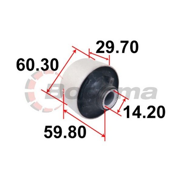 Front Lower Control Arm Bush Rear fits Toyota Rav4 ACA20-23 – BB-7160 – Boonma | Universal Auto Spares